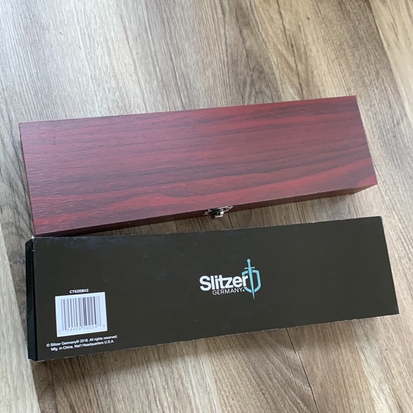 Slitzer Germany 2pc European Carving Knife & Meat Fork Stainless Steel Boxed Set - Picture 4 of 5